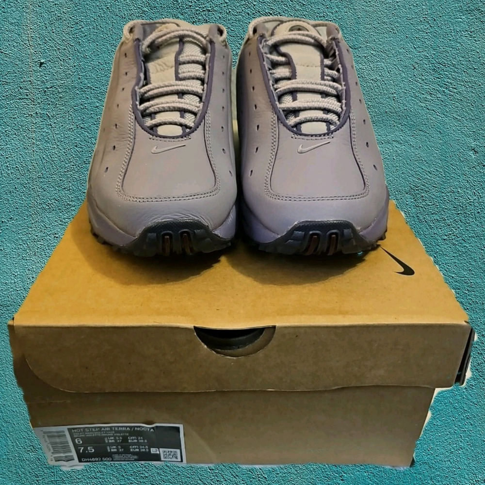 Nike Nocta Hot Step Air Terra Sneakers Wmns 7.5 Mens 6 Violet Haze New Box Drake